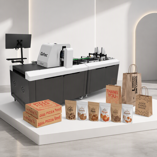 Giftec Leopard-S630 Single Pass Inkjet Printer Paper Bag Cardboard Box Stand up Pouch Printer Machine One Pass Digital Printer