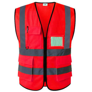 Colete de Segurança Refletivo ANSI Classe 2 EN ISO Classe 2 Roupas de Trabalho para Segurança em Obras com Logotipo Personalizado Respirável - Product Image 1