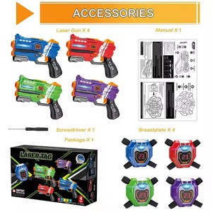 MILI <span class=keywords><strong>Laser</strong></span> infrarossi Tag gioco <span class=keywords><strong>pistola</strong></span> giocattoli 4 pistole e 4 giubbotti Set con display a LED per l'arena Play - Product Image 6