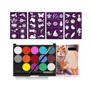 Juego de Pintura Corporal y Facial a Base de Aceite para Cosplay, Maquillaje de Fantasía para Fiestas de Halloween, con Pincel - Product Image 2