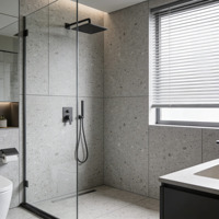 Harga Kompetitif Set Panel Dinding Kamar Mandi SPC Alcove untuk Pembeli Grosir AS dan Eropa