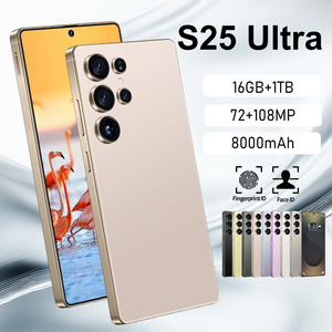 Teléfono Inteligente S25 Ultra 2025 Original, 12+256GB, Pantalla de 7.3 Pulgadas, <span class=keywords><strong>72</strong></span>+108mp, Doble SIM, Android, 512 ROM, Usado, CDMA, Teléfonos Baratos - Product Image 1
