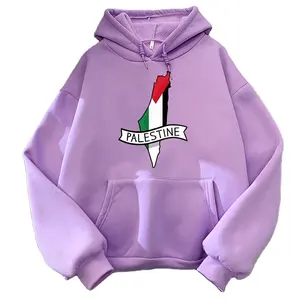 Özel mor kadın Hoodies ve tişörtü giyim Palastine filistin filistin Hoodies