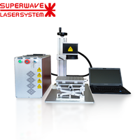 Machine de marquage laser à fibre de type split 20W 30W 50W, graveur laser de bureau pour métal, plastique, acier inoxydable, or, argent