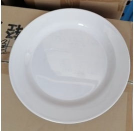 Assiettes en Mélaminé Incassables de Qualité <span class=keywords><strong>Alimentaire</strong></span>, Assiette Plate Ronde Blanche en Gros pour Restaurant, pour Mariage - Product Image 6