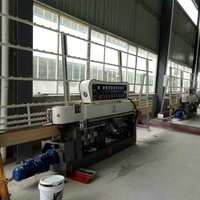 Machine à chanfreiner le verre en ligne droite avec pompe 380V 21kW pour le traitement des bords de miroirs de différentes épaisseurs