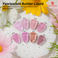 Vernis à ongles UV avec logo personnalisé, gel de couleur liquide nacré longue durée