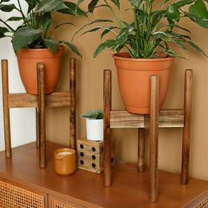 Support pour plantes d'<span class=keywords><strong>intérieur</strong></span> en bois dur d'acacia, support pour jardinière en pot, support pour plantes d'<span class=keywords><strong>intérieur</strong></span>, <span class=keywords><strong>piédestal</strong></span> extérieur en bois uniquement - Product Image 2