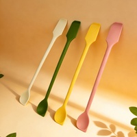 Spatule en silicone pour la cuisine, pour la pâtisserie, cuillère à confiture et racloir à gâteau, ustensile de cuisine durable et écologique, compatible avec les aliments
