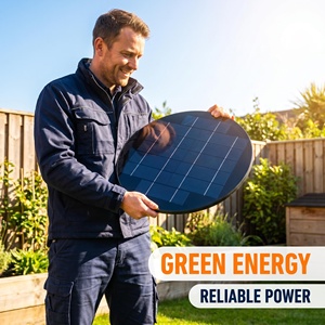 Wholesale SUNBOY <b>SOLAR</b> Large Round PolyCrystalline 10W Black 6V <b>Solar</b> With 18-18.5% Efficiency for <b>Solar</b> Street <b>Light</b> SD-345 Our - Product Image 6