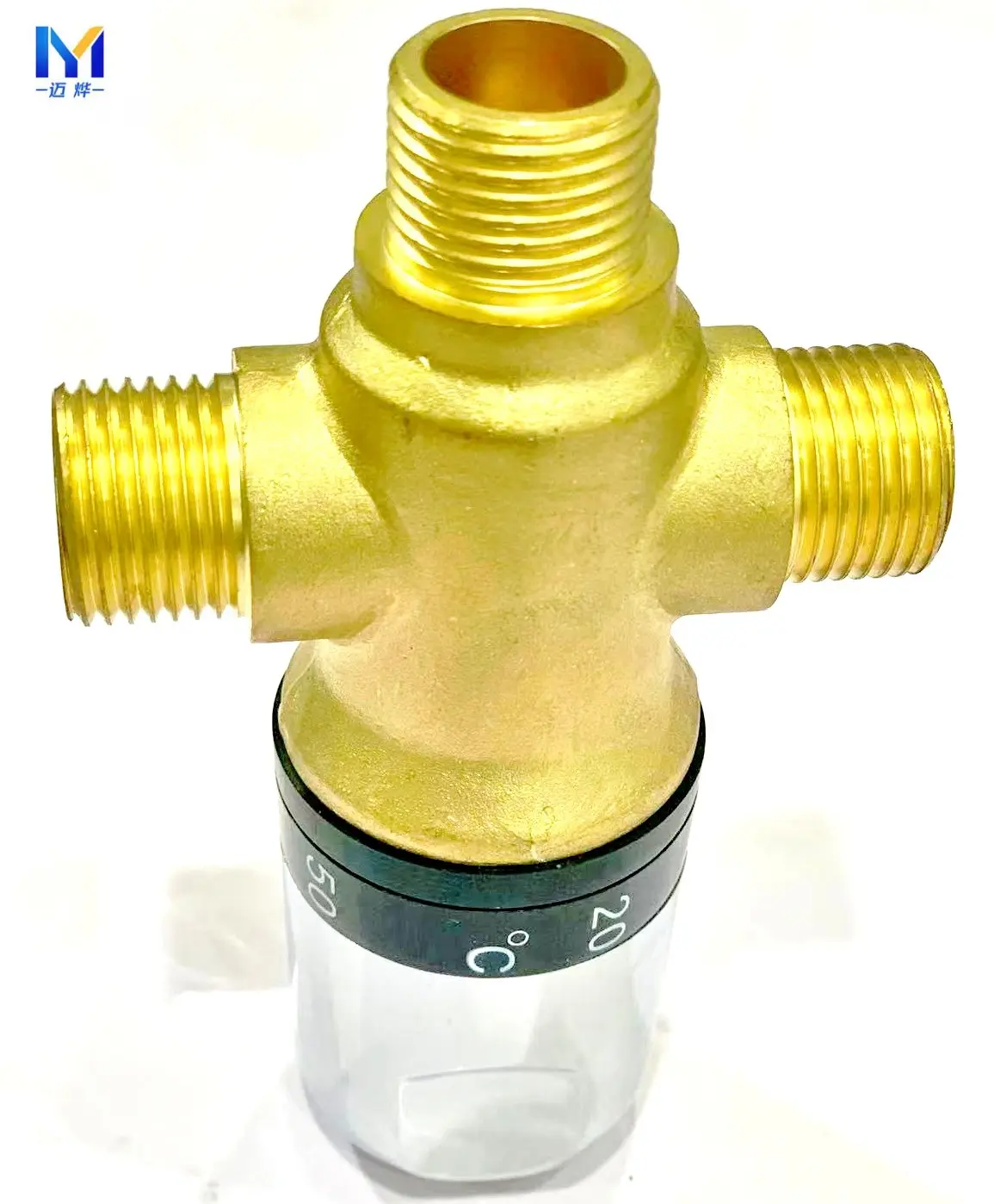 DN15 Brass Van điều khiển nhiệt độ nước tĩnh nhiệt trộn van