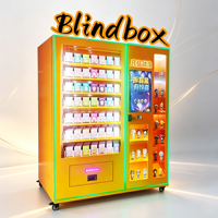 Distributeur automatique de boîtes mystères de jouets commerciaux en libre-service, cadeau, 110V 220V, certifié CE, équipement de vente au détail intelligent, écran tactile, 300-600 pièces