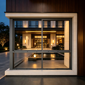Deioux Energy Efficient Aluminum Horizontal Sliding <b>Window</b> with Double Glazing for Kitchen and Bathroom Custom Size - Product Image 1