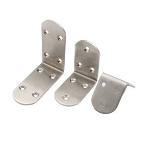 Stainless Steel 90 Derajat L Berbentuk Sudut Braket Sudut Braket Sudut Dukungan Braket untuk Furniture - Product Image 5