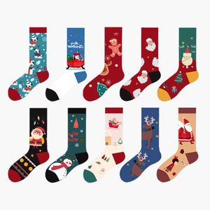 Hstyle <span class=keywords><strong>Navidad</strong></span> Santa calcetines invierno <span class=keywords><strong>Navidad</strong></span> suave colorido cálido mujeres calcetines Unisex clima frío tripulación calcetines <span class=keywords><strong>Navidad</strong></span> cumpleaños regalos - Product Image 2