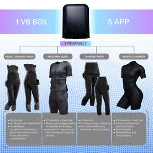 Productos de fitness inteligentes Traje de electroestimulación para el hogar Estimulación muscular del cuerpo Entrenamiento Impulsar el crecimiento muscular y la definición Cuerpo de gimnasio - Product Image 5