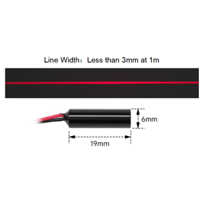 새로운 소형 레드 라인 레이저 다이오드 모듈 660nm D6mm 0.5mW 1mW 5mW 10mW <span class=keywords><strong>3V</strong></span> 고정밀 산업용 포지셔닝 레이저 - Product Image 2