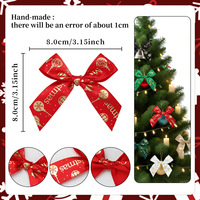 Emballage Cadeau OEM en Polyester avec Sangle, Sérigraphie, pour Décoration Florale de Mariage, Halloween, Noël, Feux d'Artifice, Rouge, Vert
