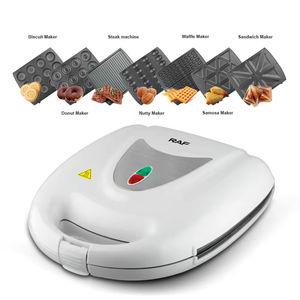 Machine à panini électrique 7 en 1, presse multifonctionnelle, plaques amovibles antiadhésives, grill pour petit-déjeuner et appareil à sandwichs - Product Image 4