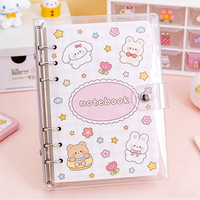 Carnets à spirale A5 en PVC personnalisables, avec feuilles mobiles, pour planification quotidienne, papeterie mignonne, fournitures scolaires et de bureau, cadeau pour la réalisation de objectifs