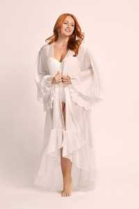 ชุดคลุมเจ้าสาวแบบยาว 8300 รุ่น Long Elegant Scallop สำหรับเจ้าสาวในงานแต่งงานตอนเช้า - Product Image 4