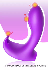 Juguetes Sexuales 3 en 1, Vibrador de Succión de Silicona, 12 Modos de Vibración, Recargable por USB, 100% Impermeable, Dildo, Masajeador de Clítoris - Product Image 4