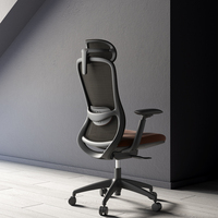 Chaise de bureau ergonomique en maille à dossier haut avec accoudoirs 4D SITSTAR, conforme aux normes ANSI/BIFMA X5.1-2017, pour mobilier de bureau professionnel