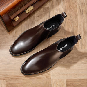 Zapatos de Hombre para Otoño 2025, Nuevos Zapatos de Vestir Formales de Cuero Genuino, Zapatos de Novio para Boda, Estilo Británico, Suela Suave, con Cordones, Tipo Derby - Product Image 4