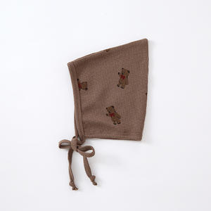 Ensemble de vêtements pour bébés et enfants en coton gaufré personnalisé 2022, mignon, à manches longues, avec étiquette - Product Image 5