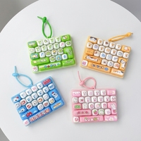 Pendentif de sac à dos pour enfants et étudiants, jouet anti-stress créatif à presser, 26 touches Pop Fidget