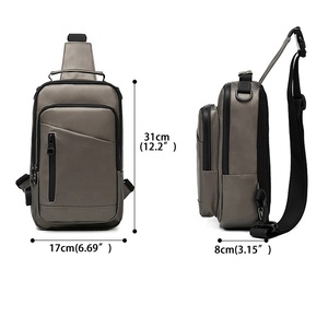 Black gray free shipping to air travel waterproof anti <span class=keywords><strong>scratch</strong></span> from usb port de loaded, mens shoulder bag, fashion Bag shoulder sling - Product Image 3