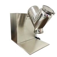 Expédition rapide, mélangeur de poudre de type V de laboratoire 5L 10L 15L 20L, petite machine de mélange verticale pour le mélange de granulés alimentaires