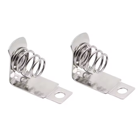 Ressort en acier inoxydable personnalisé spirale Compression Contact batterie Shrapnel D Taille Nickelage Matériel de précision