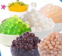 Ingrediëntenfabriek voor Bubble Tea: Tapioca parels, mango, ananas, passievrucht, aardbei, perzik, bosbes, gearomatiseerde popping boba
