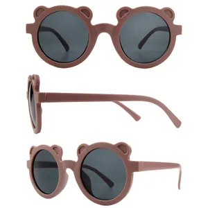Instagram Burst Children's Sunglasses Wholesale Trend Retro Baby Bear Glasses Korean Version Sunglasses In Stock