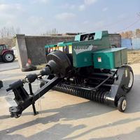 Petite presse à balles carrées hydraulique pour foin, luzerne et paille, adaptée à différents types de fourrages agricoles