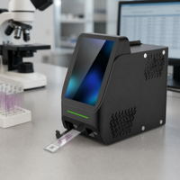 Imprimante à transfert thermique pour objectifs de microscope avec écran tactile inclinable de 7 pouces pour l'étiquetage des objectifs de microscope