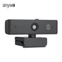 Cámara Web para Portátil con Enfoque Automático de 30 fps, 8 Megapíxeles CMOS, 4K Full HD, Transmisión en Vivo, USB 2.0, para PC, Mac, YouTube, Skype, Video