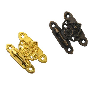 Cerradura para Muebles de Aleación de Zinc, Diseño Tradicional sin Llave en Bronce Antiguo y Dorado para Bolsos - Product Image 5
