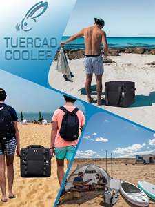 Sac isotherme ultra-léger et étanche avec conservation de la glace pendant 12 heures - Sac isotherme polyvalent pour les voyages, le camping, les pique-niques et la vie quotidienne - Product Image 6