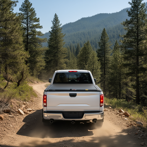 Couverture de benne rigide Vevor pour Ford F-150, 5,5 pieds, rétractable, double verrouillage, en alliage d'aluminium, étanche, cabine double - Product Image 2