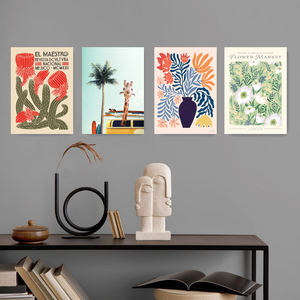 2025 gros mode métal impression maison mur Art diverses <span class=keywords><strong>fleurs</strong></span> <span class=keywords><strong>et</strong></span> plantes étain impression aimant système de suspension métal Art affiche - Product Image 6
