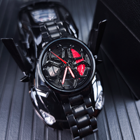 Jam Tangan Roda 3D Resmi Original Berkualitas Tinggi Grosir Jam Tangan Roda Quartz Tahan Air Jam Tangan Roda Mobil Lambo Teriamer