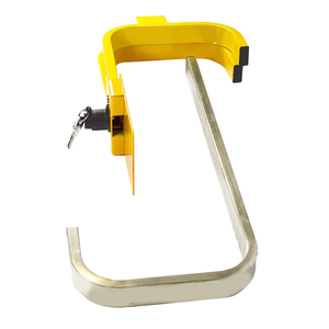 Abrazadera de Rueda de Metal Super Resistente para Automóvil, Bloqueo de Rueda de Alta Seguridad para Remolques, Automóviles, Camiones, SUV, Compatible con <span class=keywords><strong>Ruedas</strong></span> de 8 a 10 Pulgadas - Product Image 3