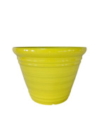 Pot de fleurs moderne en plastique PP, brillant, côtelé, cylindrique, durable, léger, avec trou de drainage, personnalisation de la couleur, pour intérieur