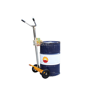 SINOLIFT DE450A Eagle Grip Small Portable Hand <strong>Drum</strong> Truck with Big Rubber <strong>Tyre</strong> - Product Image 2