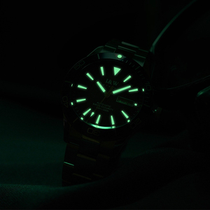 นาฬิกาข้อมือผู้ชาย I&W SII NH36 ระบบออโตเมติกหรูหรา เครื่อง <span class=keywords><strong>Seiko</strong></span> สีเขียว Water Ghost กันน้ำลึก 100 เมตร สำหรับดำน้ำและเล่นกีฬา พร้อมฟังก์ชั่น GMT - Product Image 5