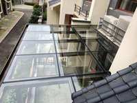 Verre trempé feuilleté pour balcon, escalier, toit, véranda et auvent