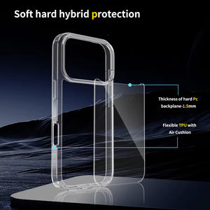 Funda Magnética Transparente Antihuellas y Resistente a Impactos de TPU+PC Estilo Ins para Teléfono Móvil 17 Pro Max 16, Gran Venta - Product Image 5