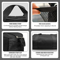 Sac à outils en toile de 12 pouces avec bandoulière, organisateur robuste pour tournevis, poches latérales, vente en gros d'usine